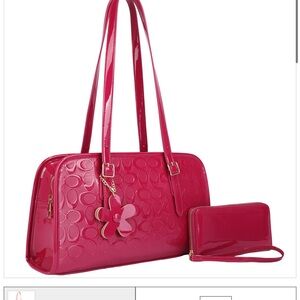 Pink Designer Women's Bag Set